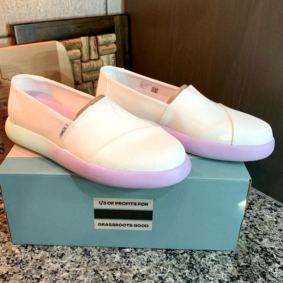 Toms Shoes - TOMS Alpargata Mallow Ombre Slip-on Shoes Size 8 New